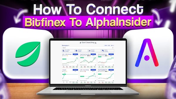 How To Connect AlphaInsider to Bitfinex for Automated Crypto Trading